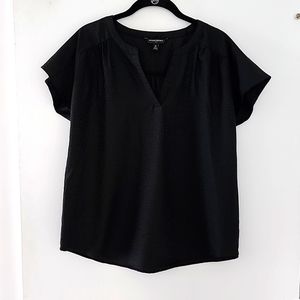 Banana Republic black cheetah blouse